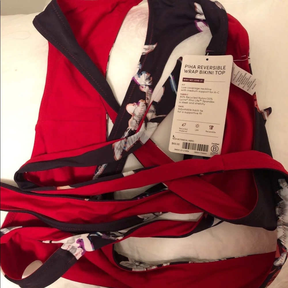 New Athleta Swim Bikini Reversible Top